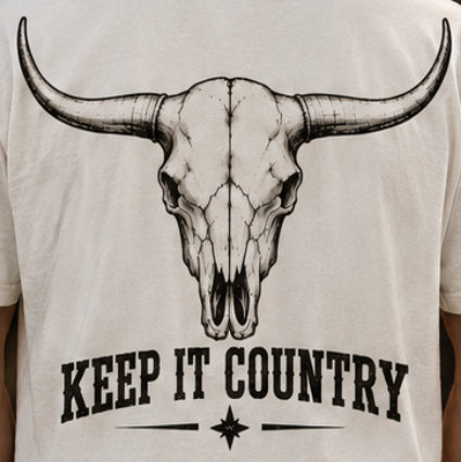 Graphic skull tee